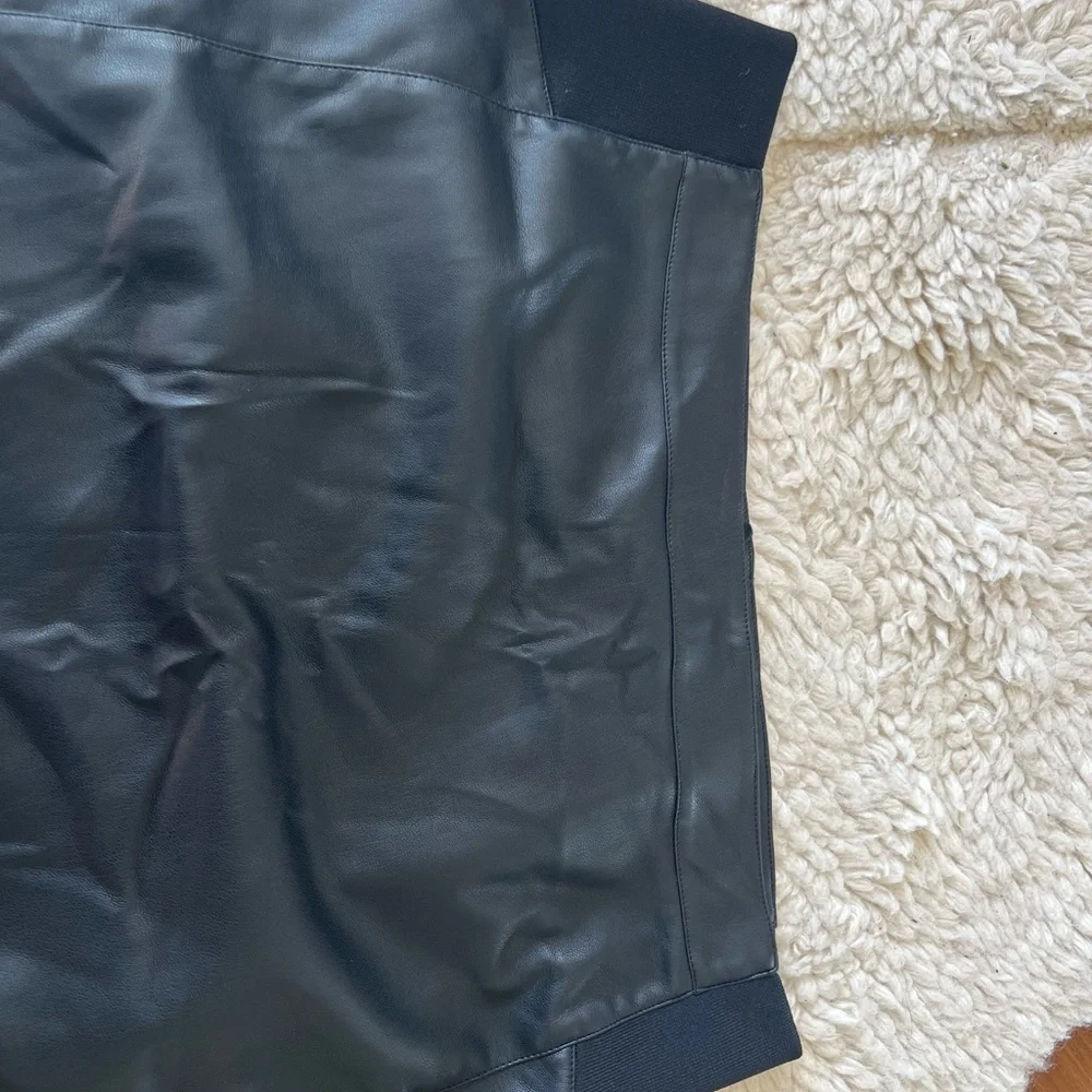 Sunday in the City PU leather midi skirt size 18 BNWT - Picture 2 of 6